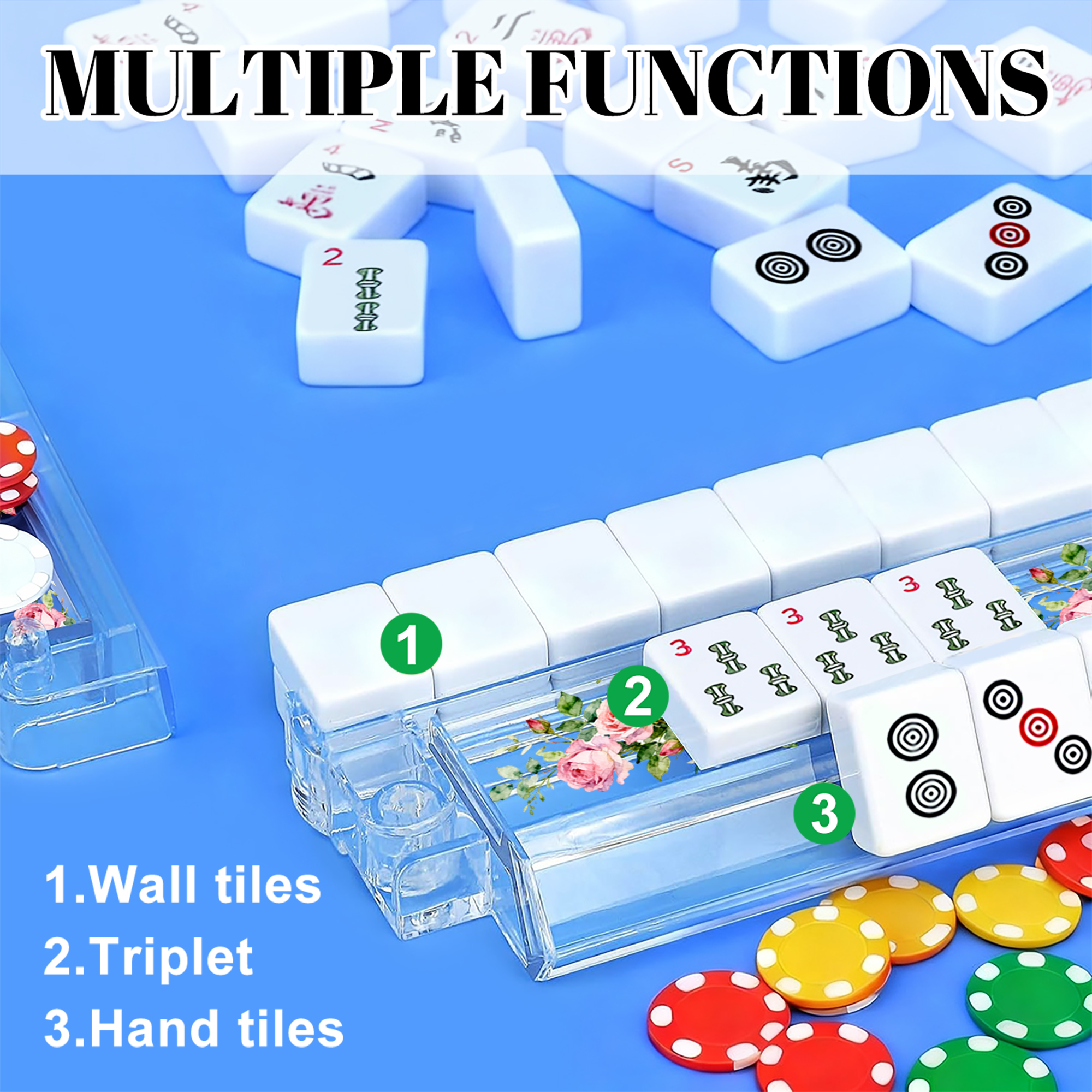 4 Artistic Mahjong Tile Pusher Racks
