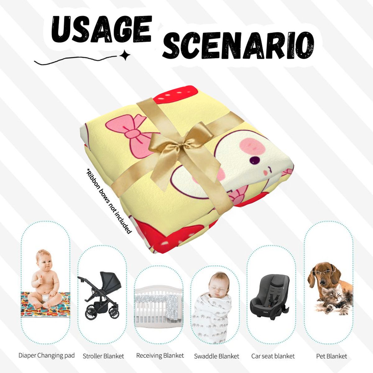 Set Copertina Fasciatoio per Bambino & Cappellino