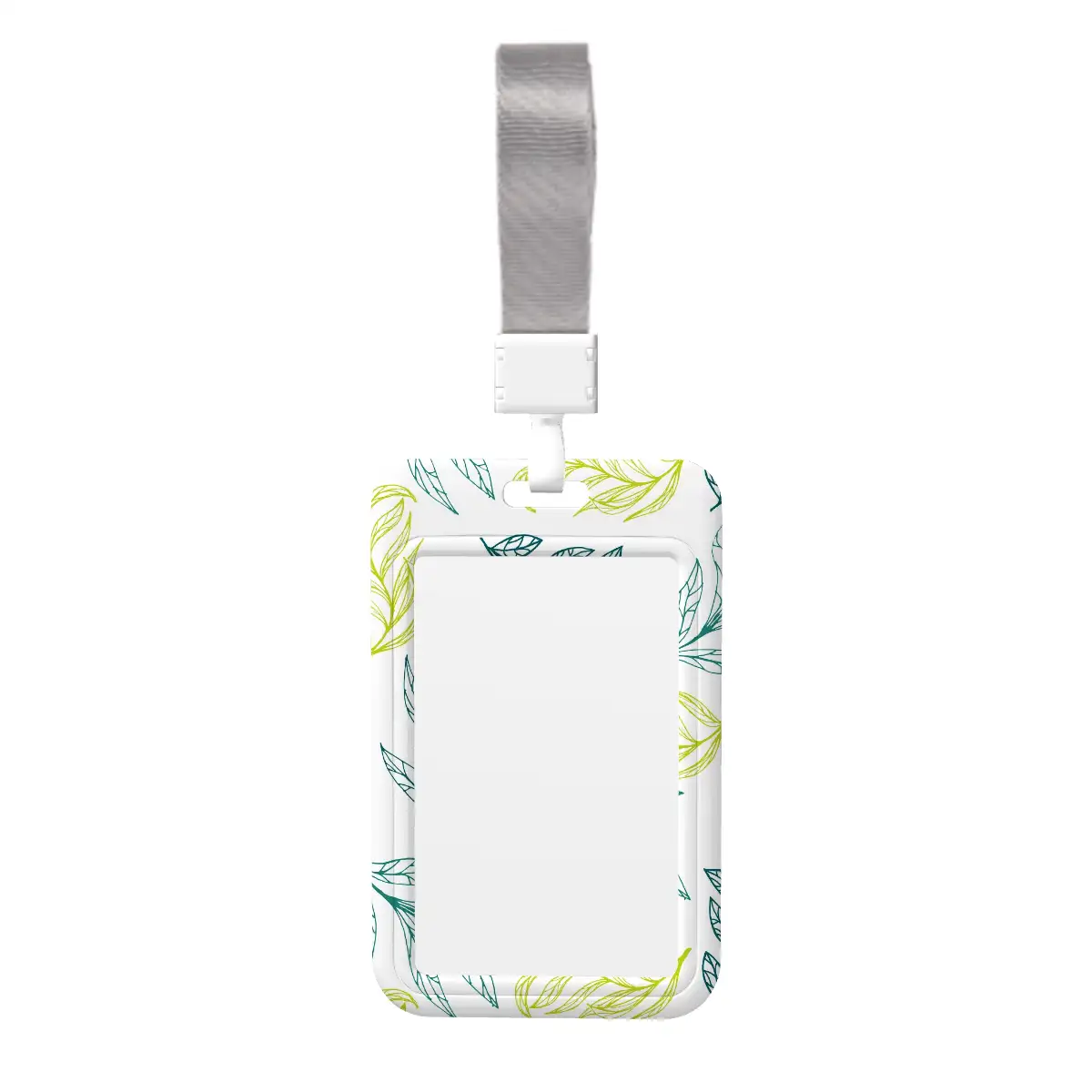 Vertical ID Badge Holder(Double-Sided Design)