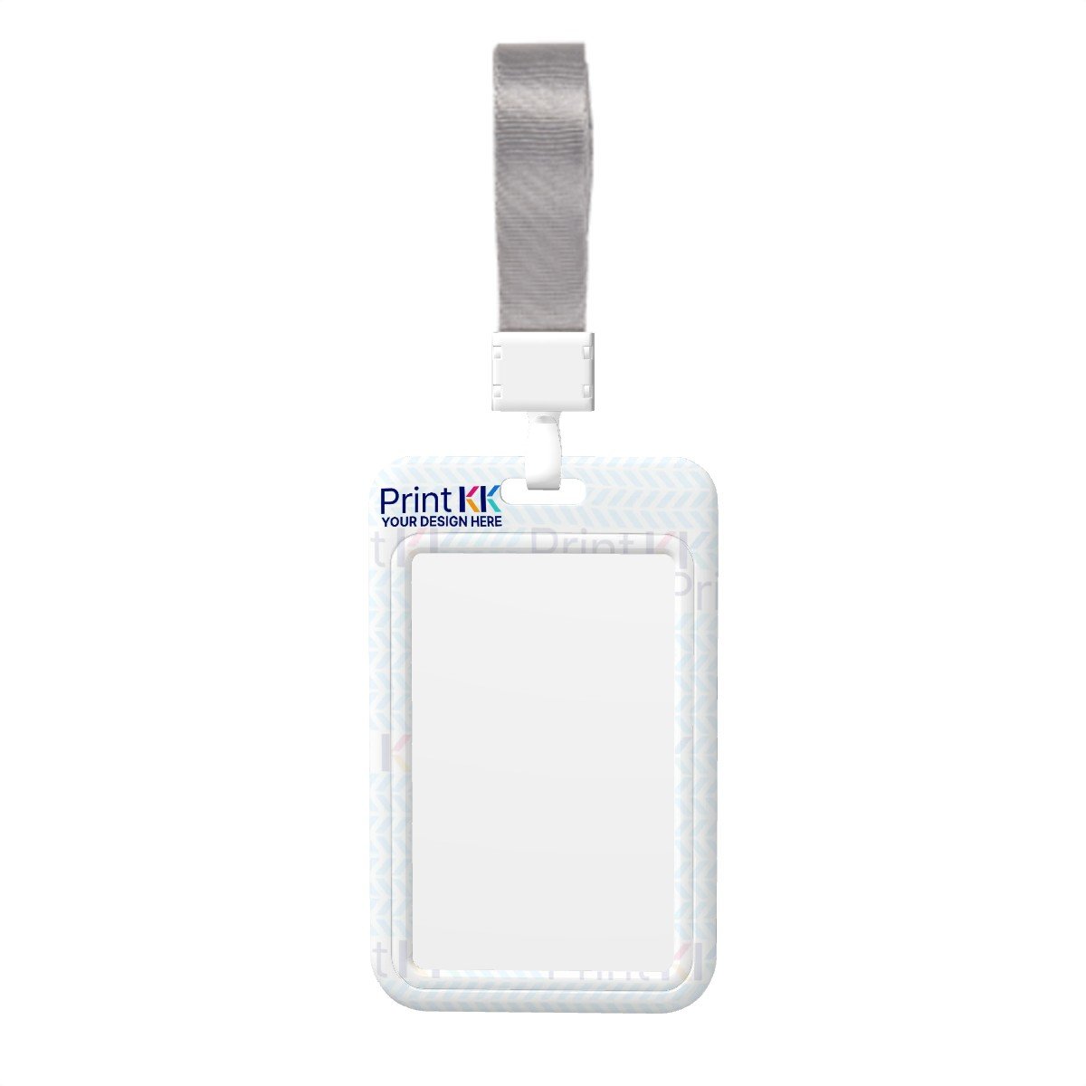 Vertical ID Badge Holder(Double-Sided Design)