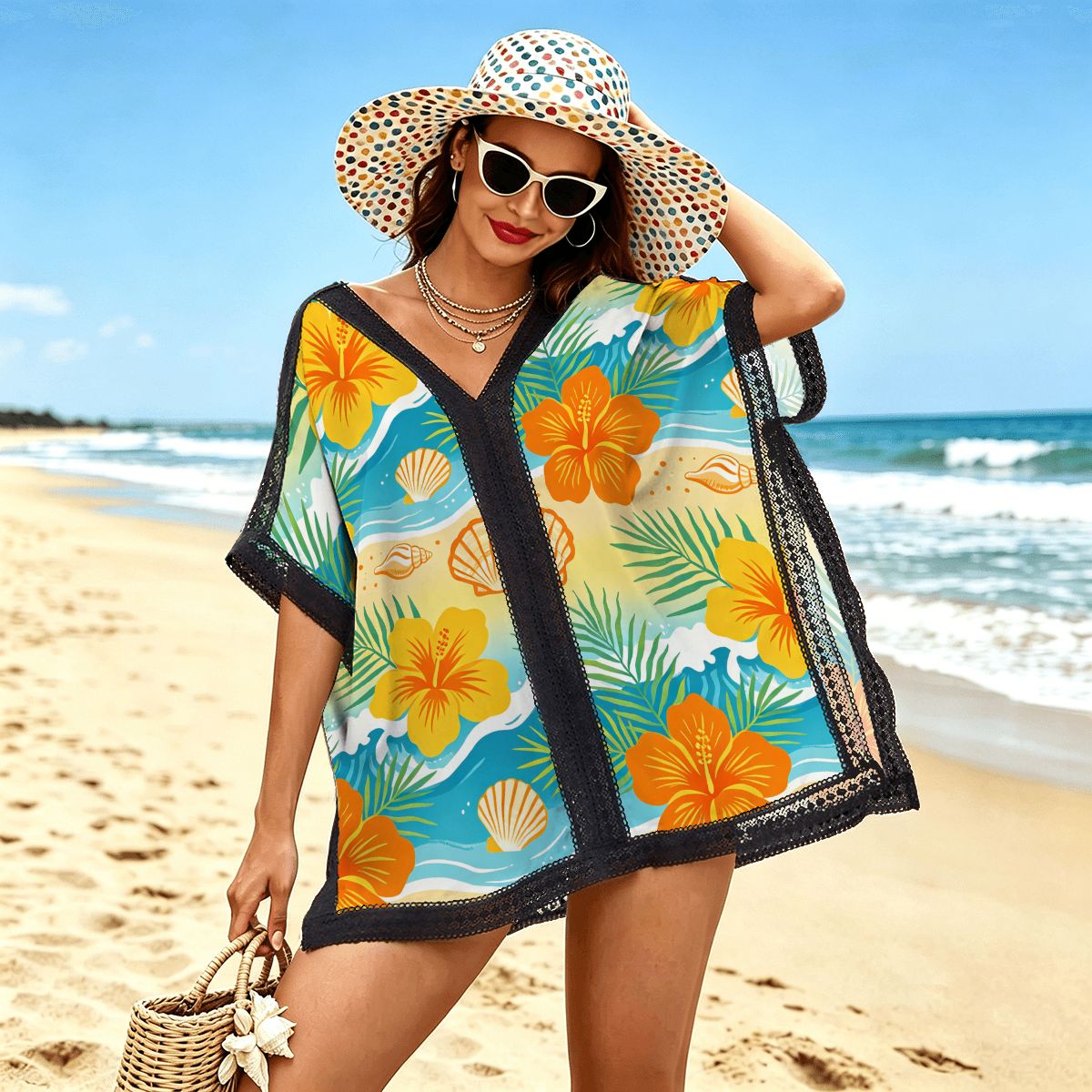 Servizi personalizzati per copricostume da donna