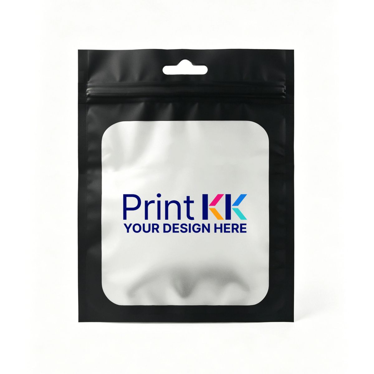 Black Resealable Bag-12x15cm