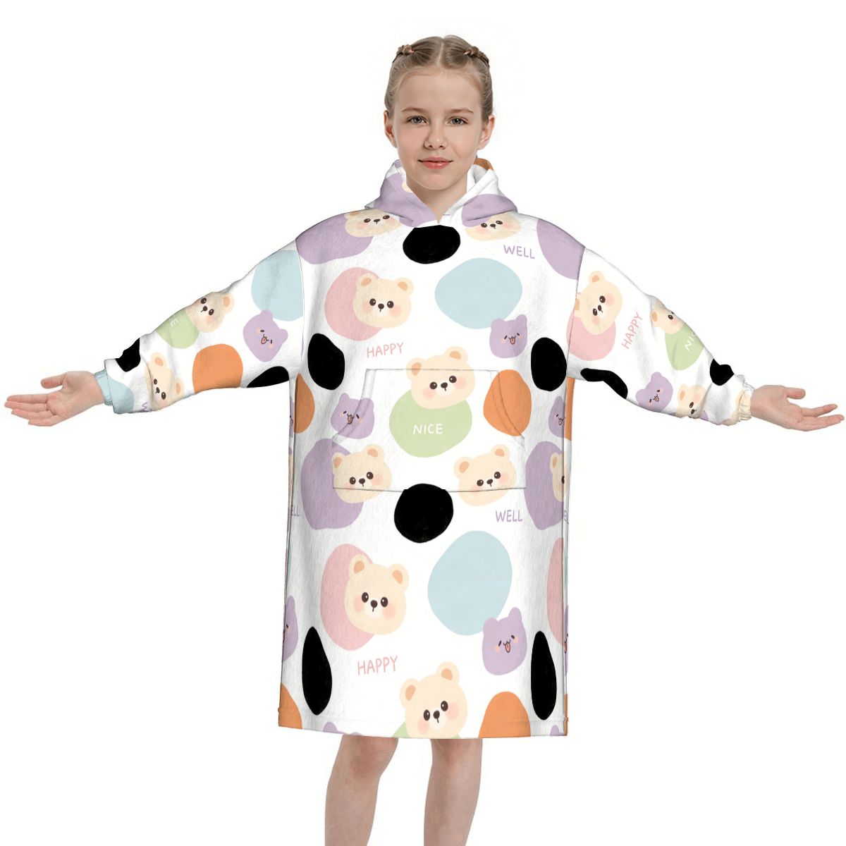 Blanket Hoodie for Kids