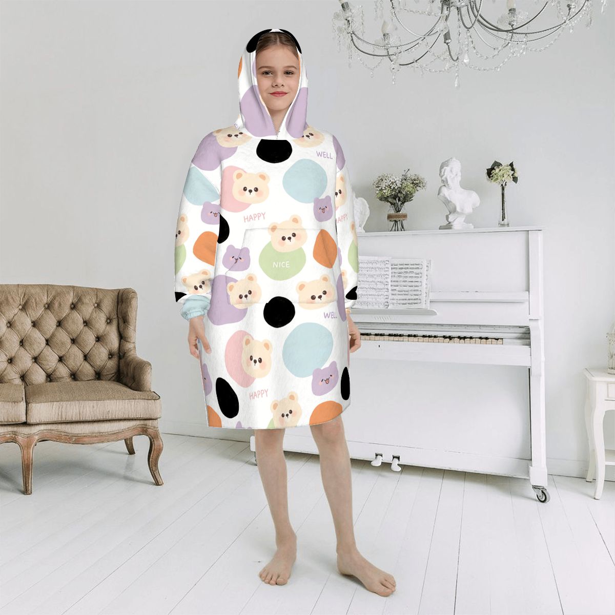 Blanket Hoodie for Kids