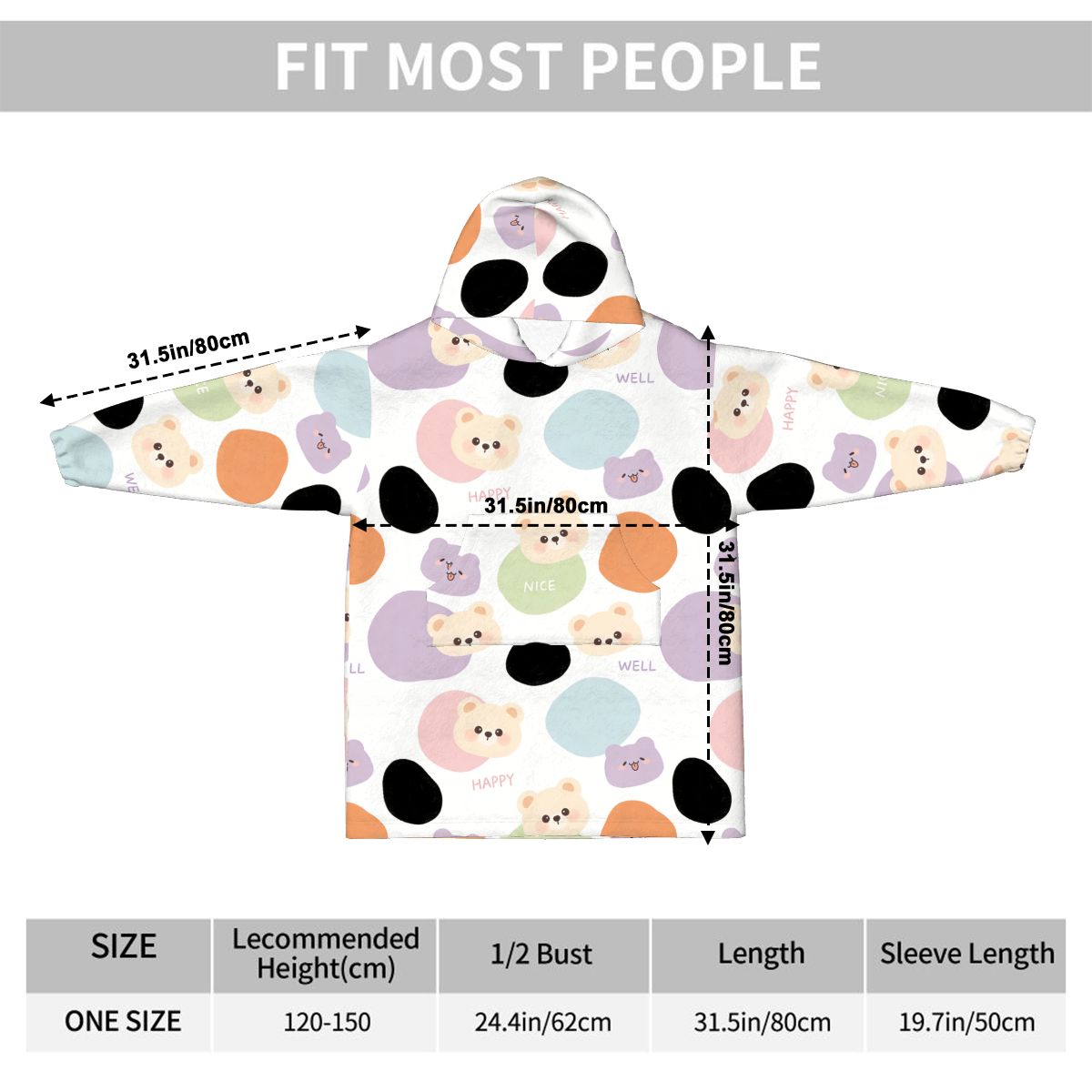 Blanket Hoodie for Kids