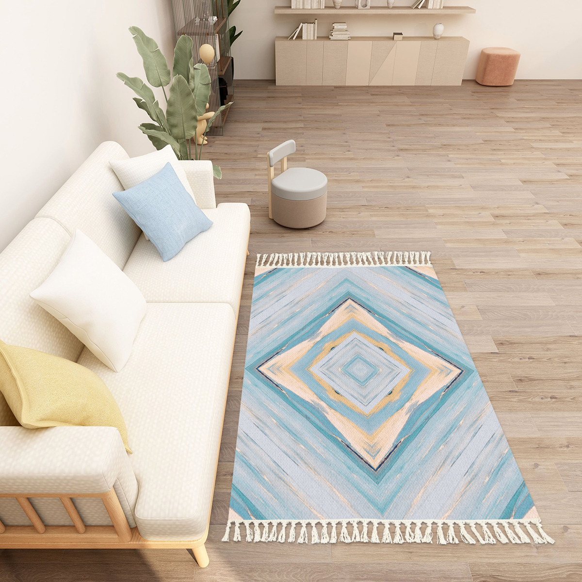 Area Rug with Tassels (3:2)