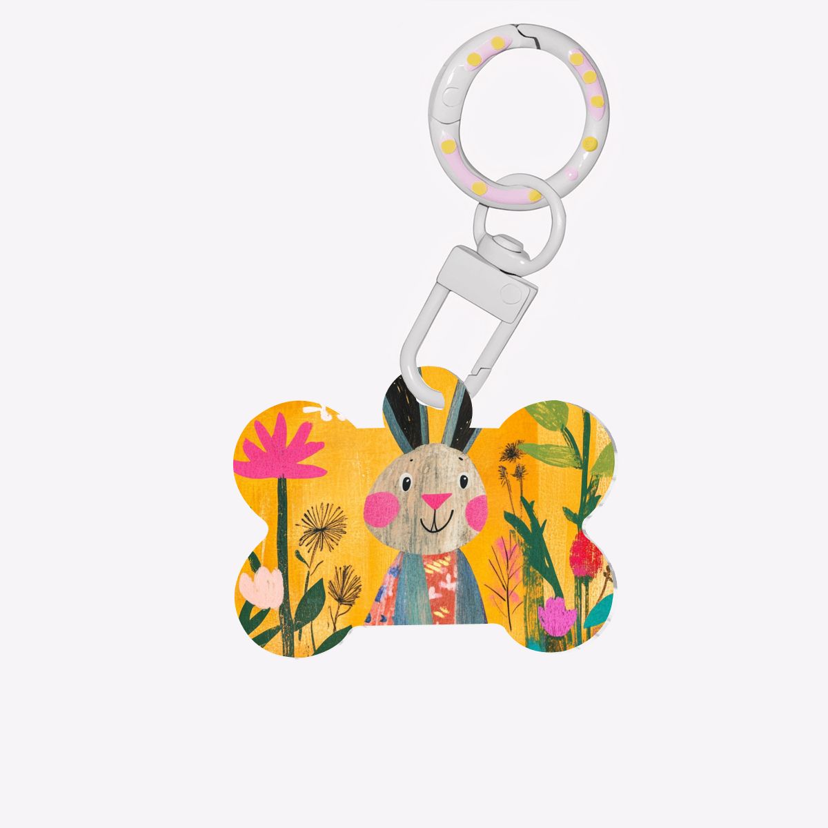 Bone-Shaped Acrylic Pet Tag