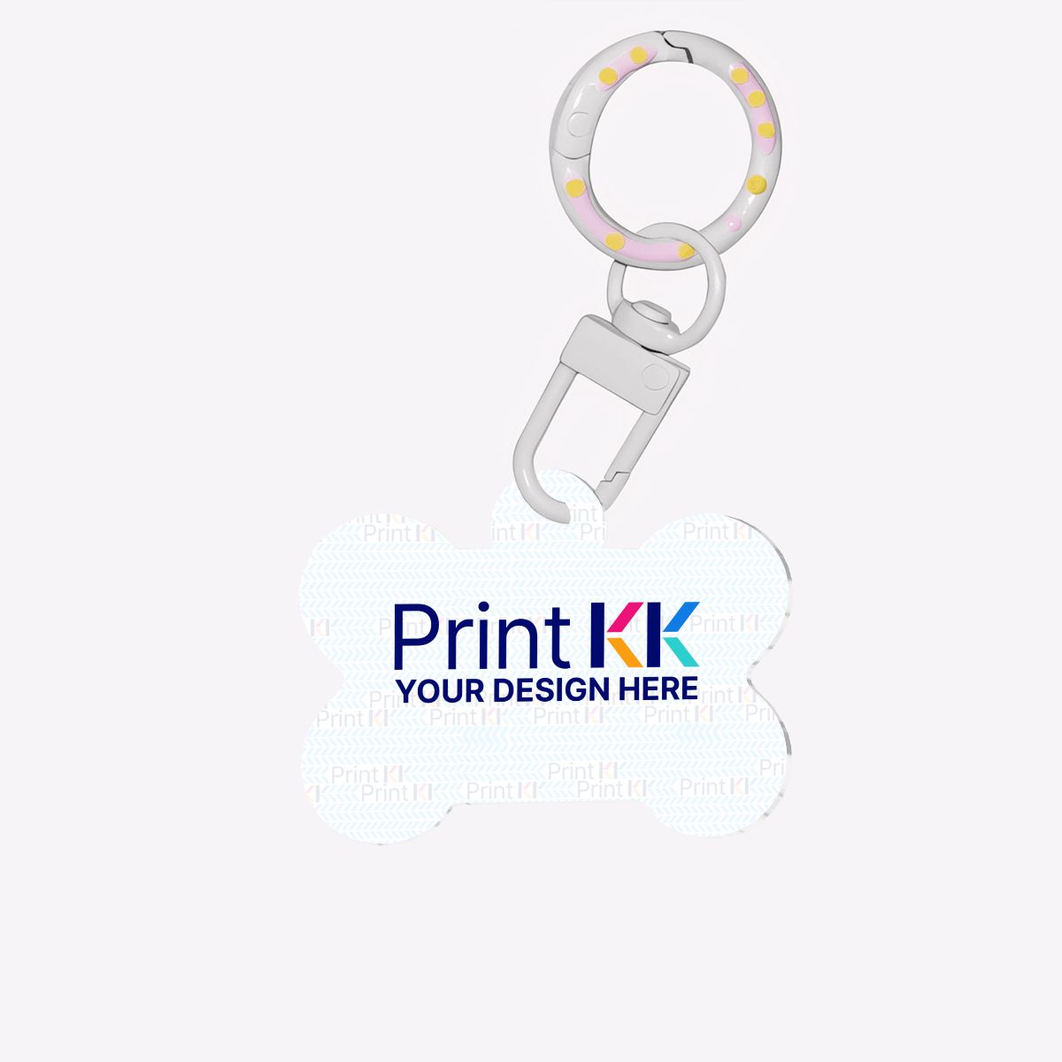 Bone-Shaped Acrylic Pet Tag
