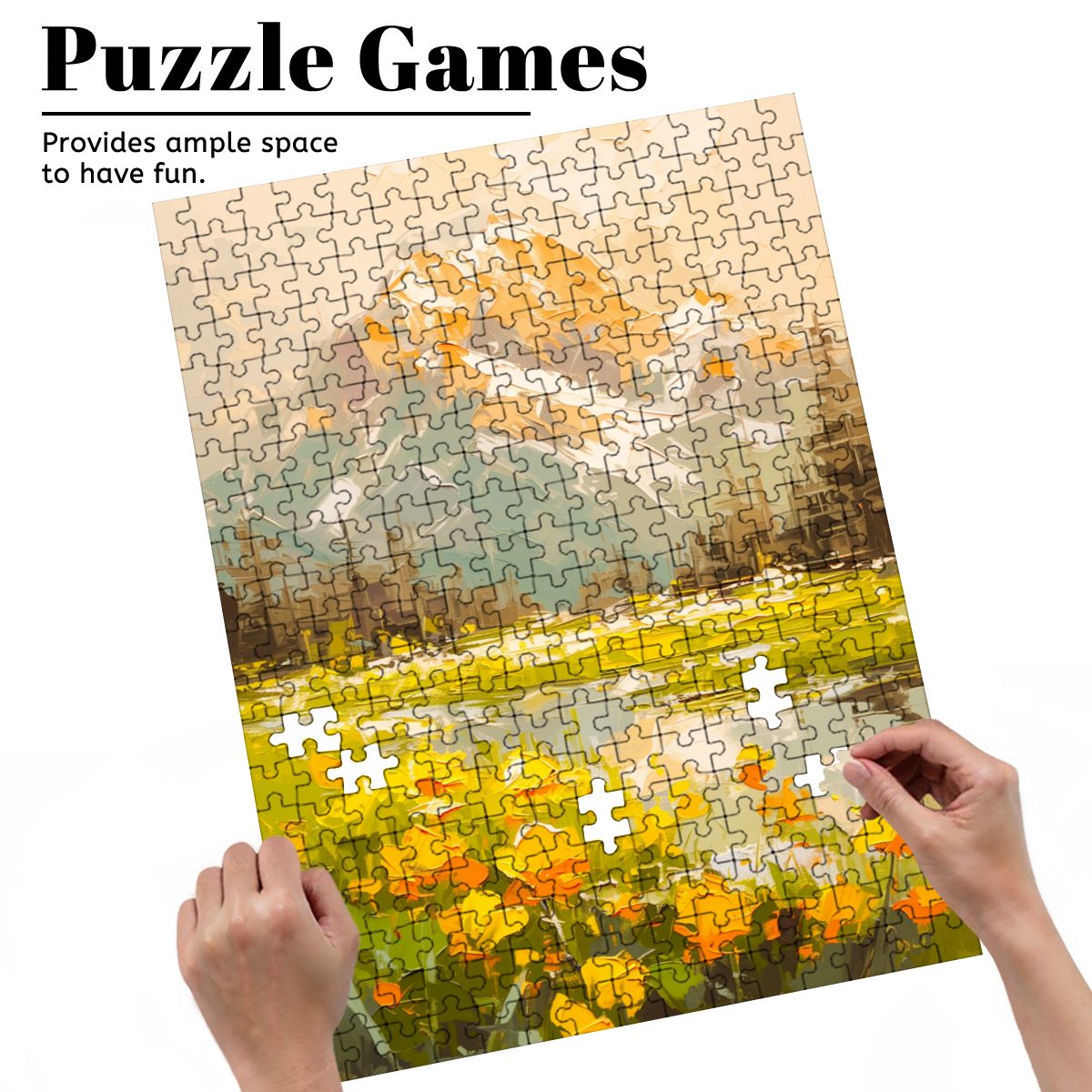 Wooden Jigsaw Puzzles 300 pcs (Vertical)