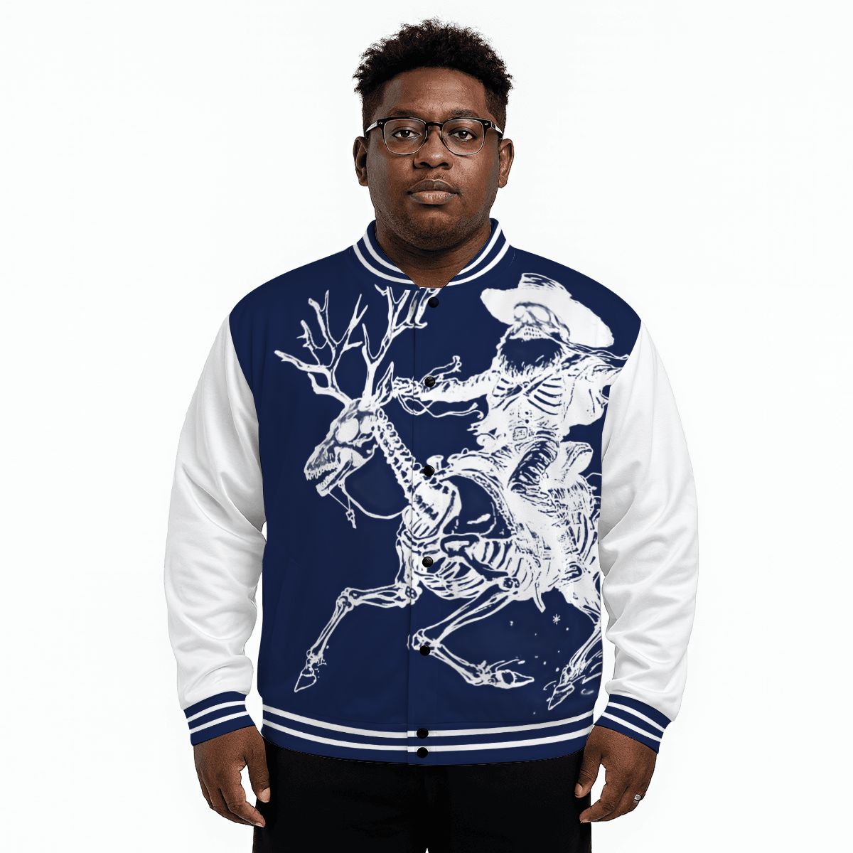 Button-up Baseball Jacket