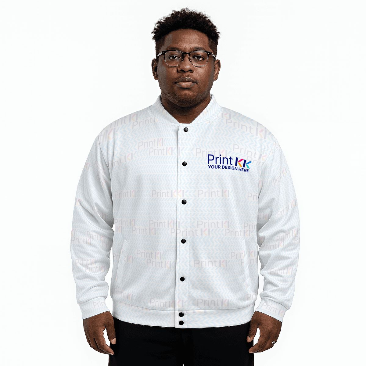 Button-up Baseball Jacket