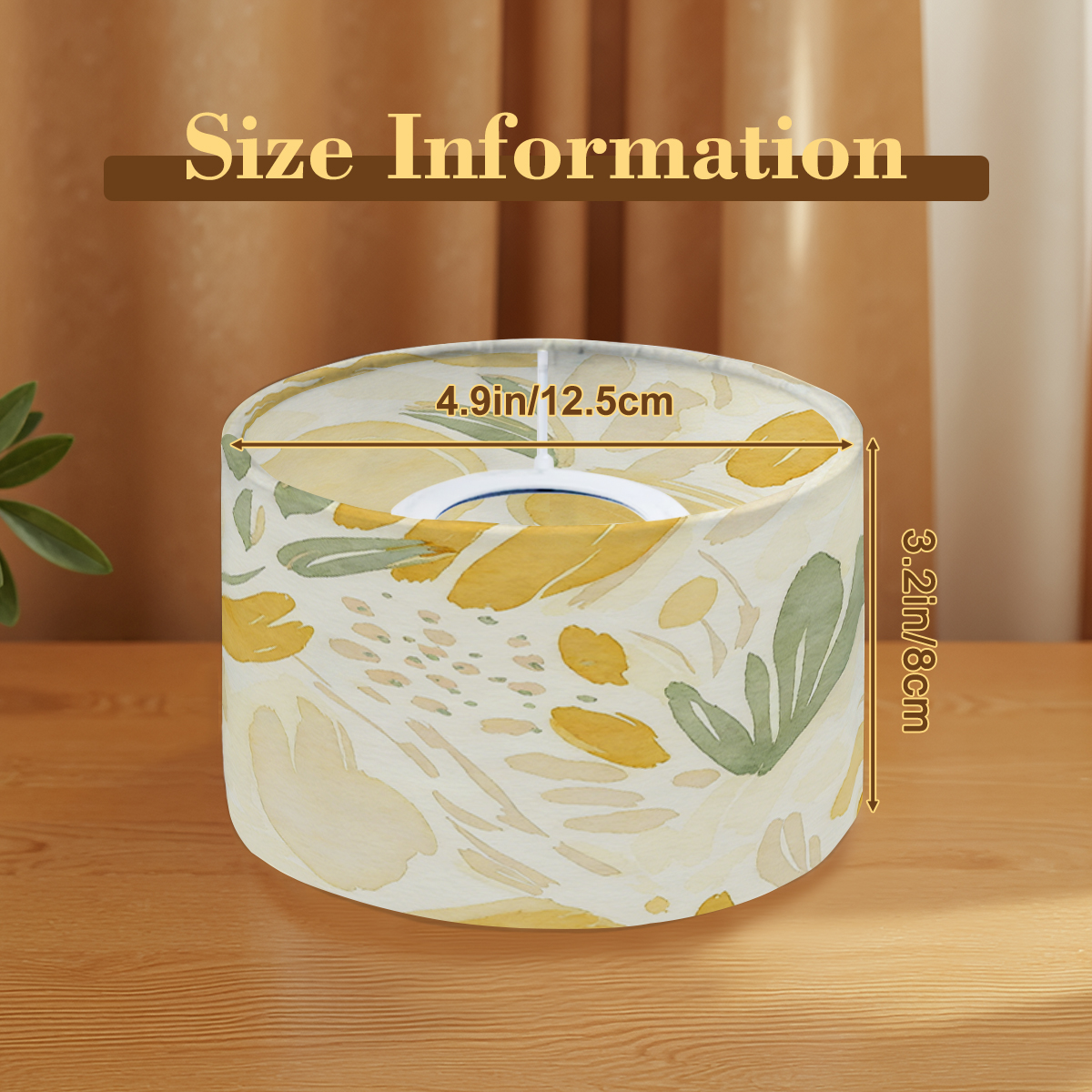 Abat-jour chauffe-bougie