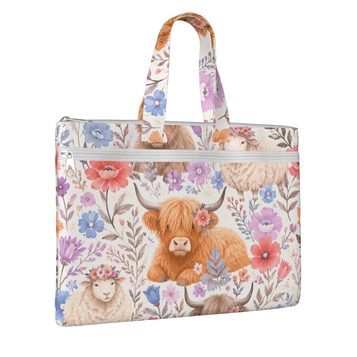 Canvas Document Bag with Handle