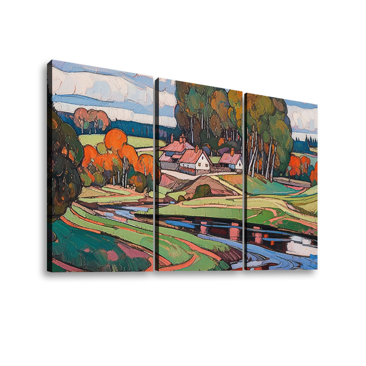 3 Panels Canvas Prints Wall Art (Set B)