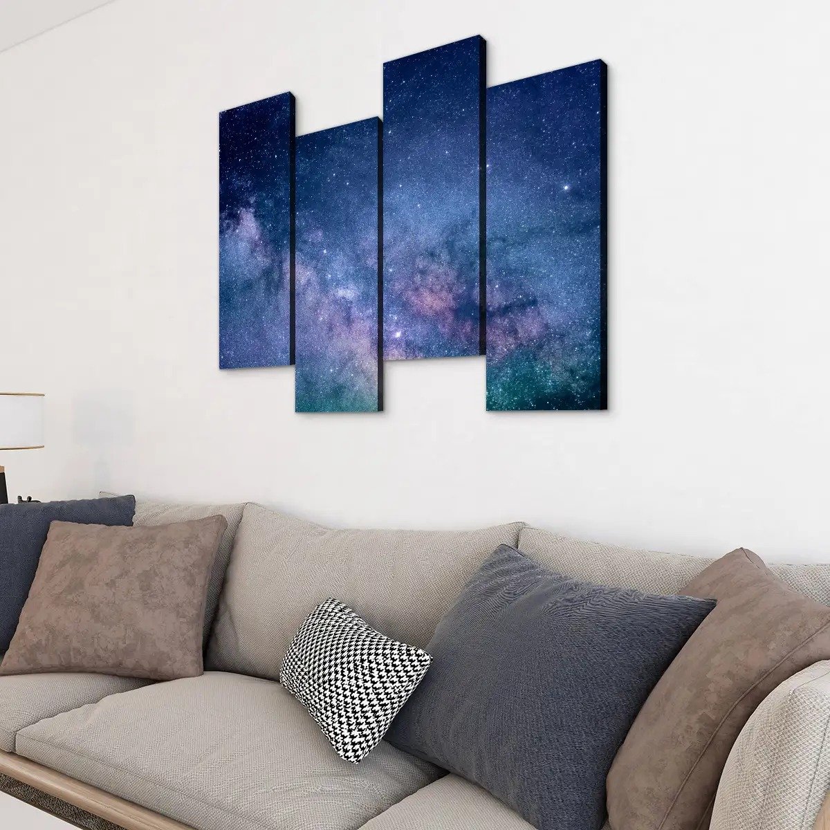 4 Panels Canvas Prints Wall Art (Set D)