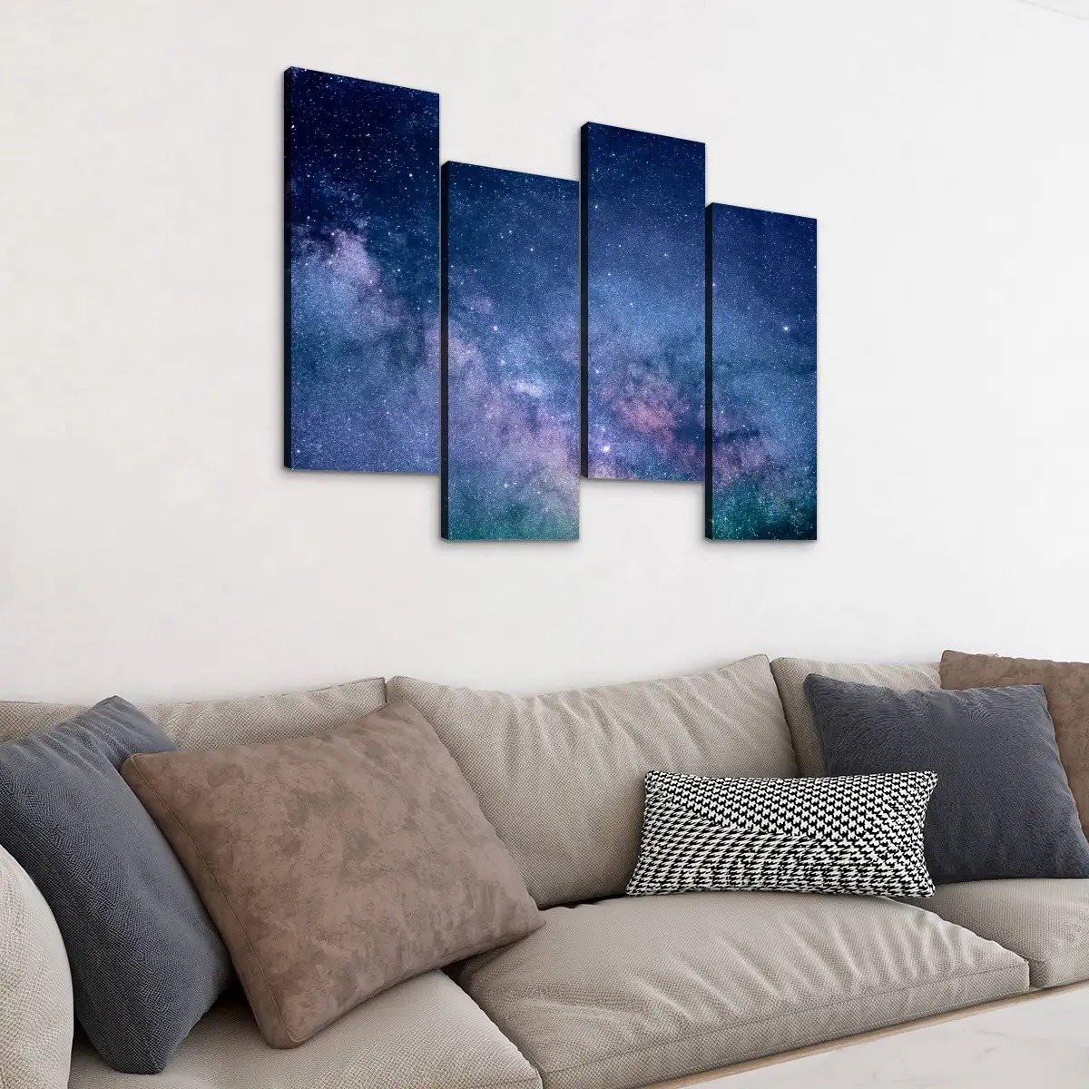 4 Panels Canvas Prints Wall Art (Set D)