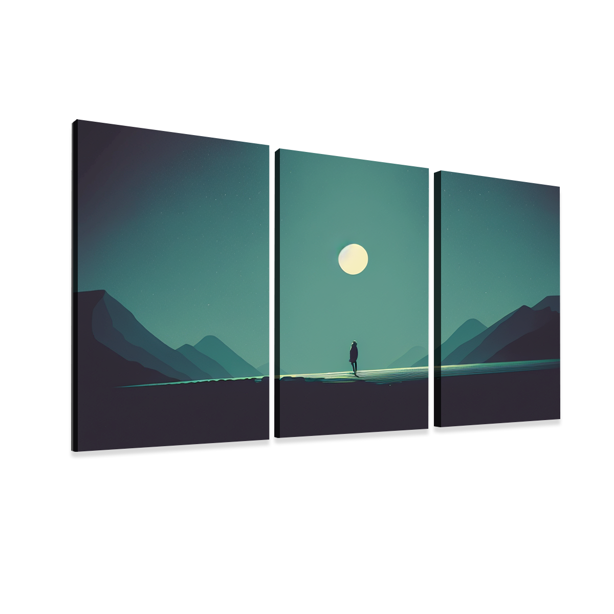 3 Panels Canvas Prints Wall Art (Set F)