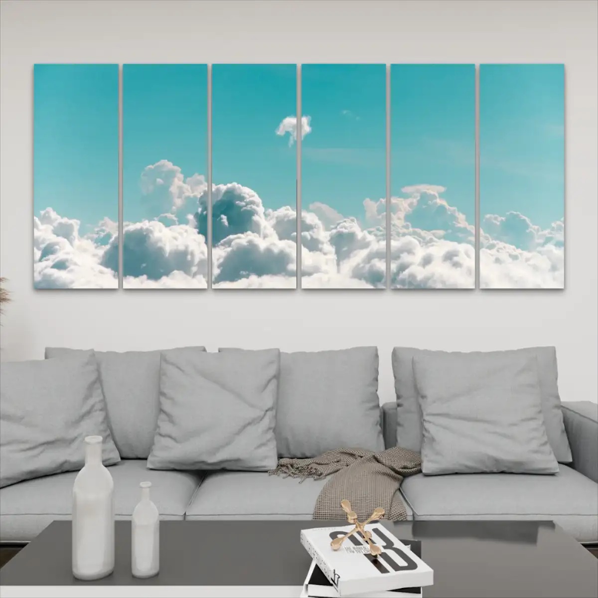 6 Panels Canvas Prints Wall Art