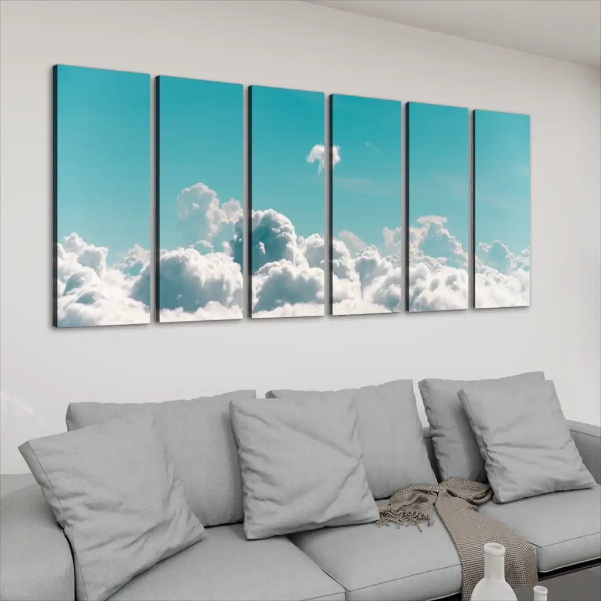 6 Panels Canvas Prints Wall Art