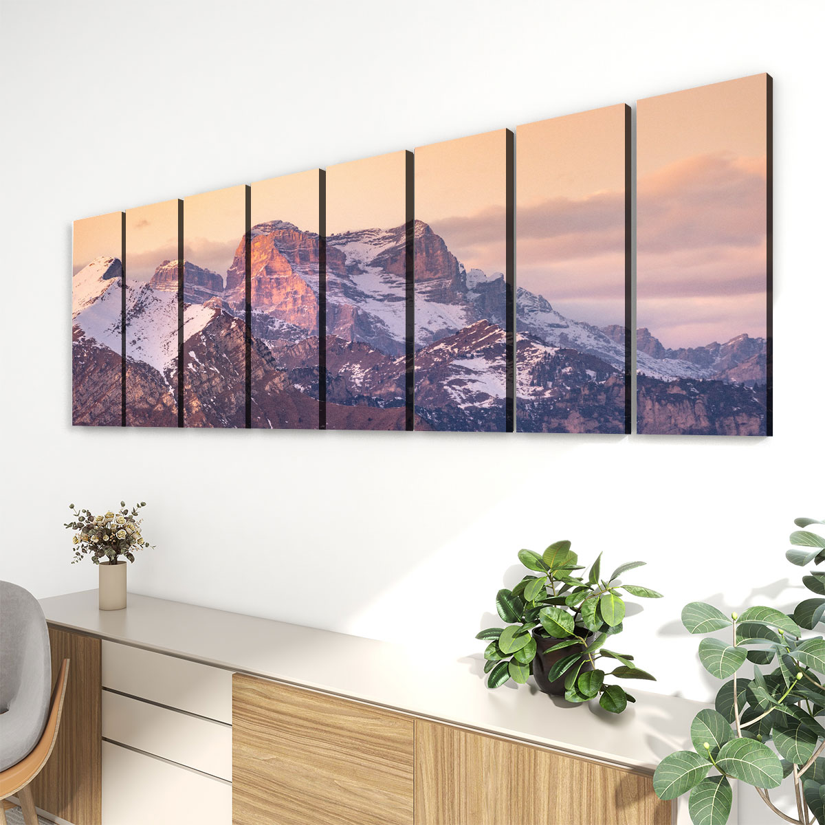 8 Piece Large Canvas Wall Art