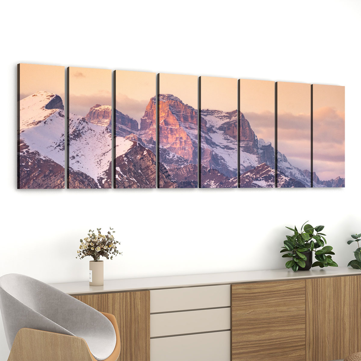 8 Piece Large Canvas Wall Art