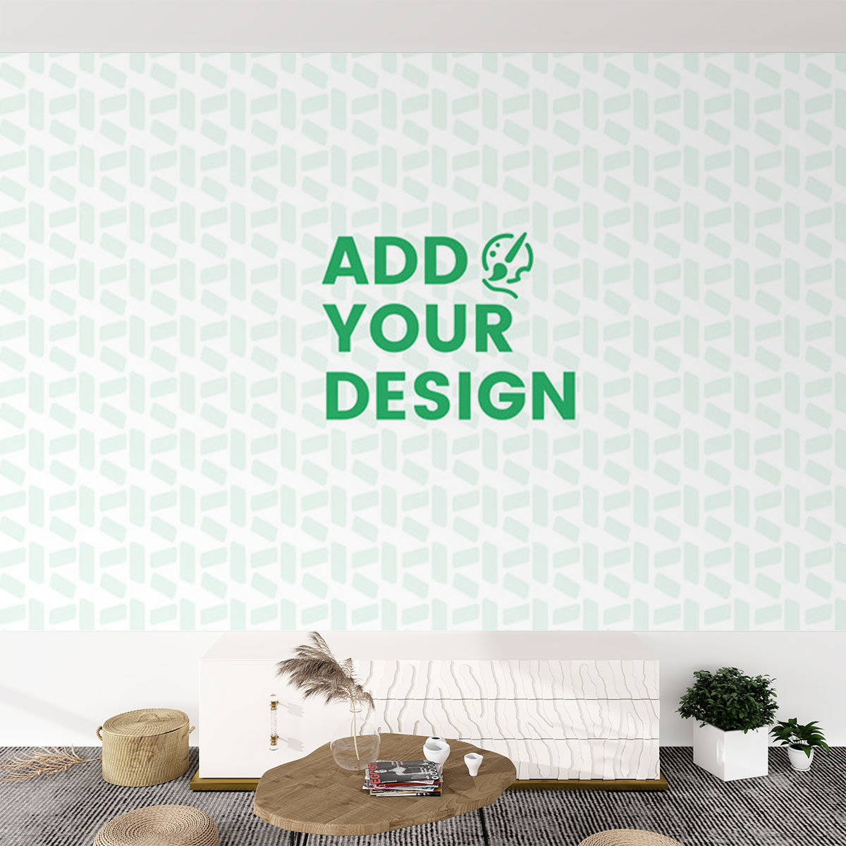 Canvas Self Adhesive Wallpaper