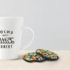 Neoprene Car Coasters 2 pcs Neoprene Car Coasters 2 pcs