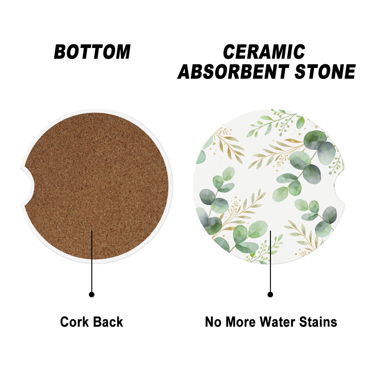 車用ドリンクコースター 2個セット