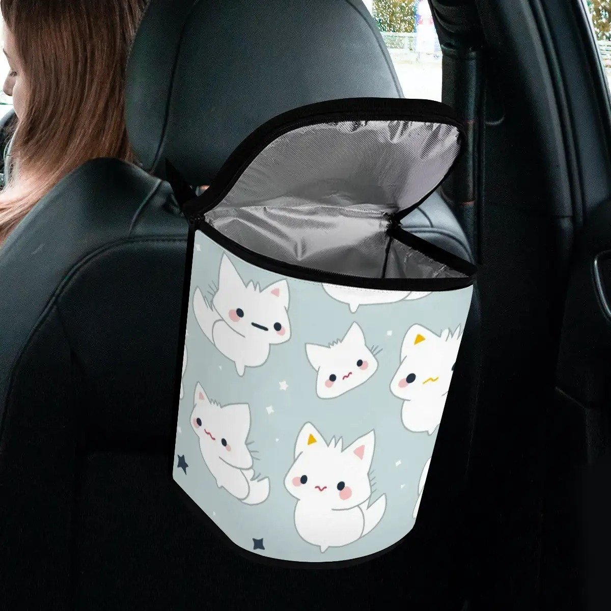 Bucket-Shaped Car Trash Bag