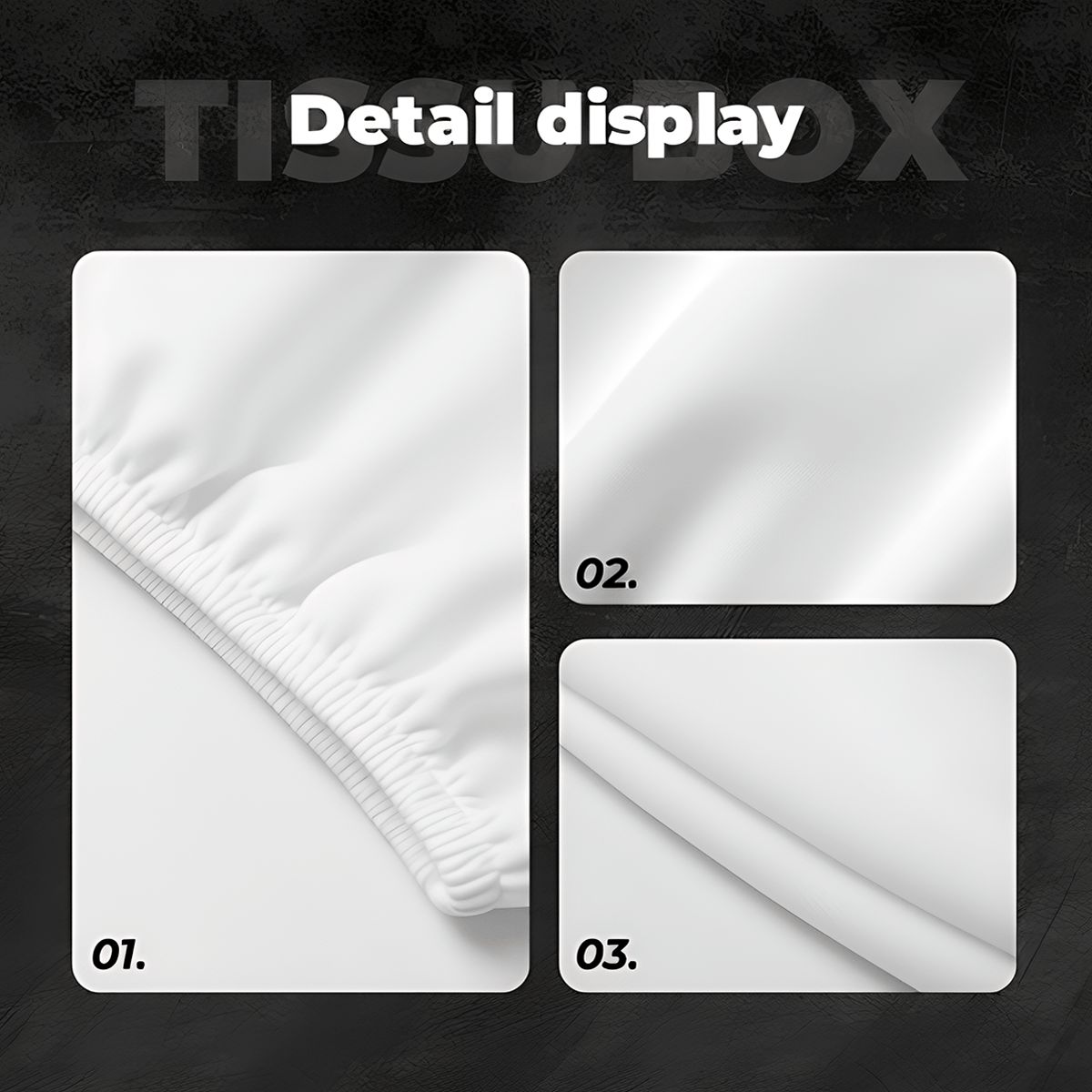 Copri poggiatesta auto 2 pezzi