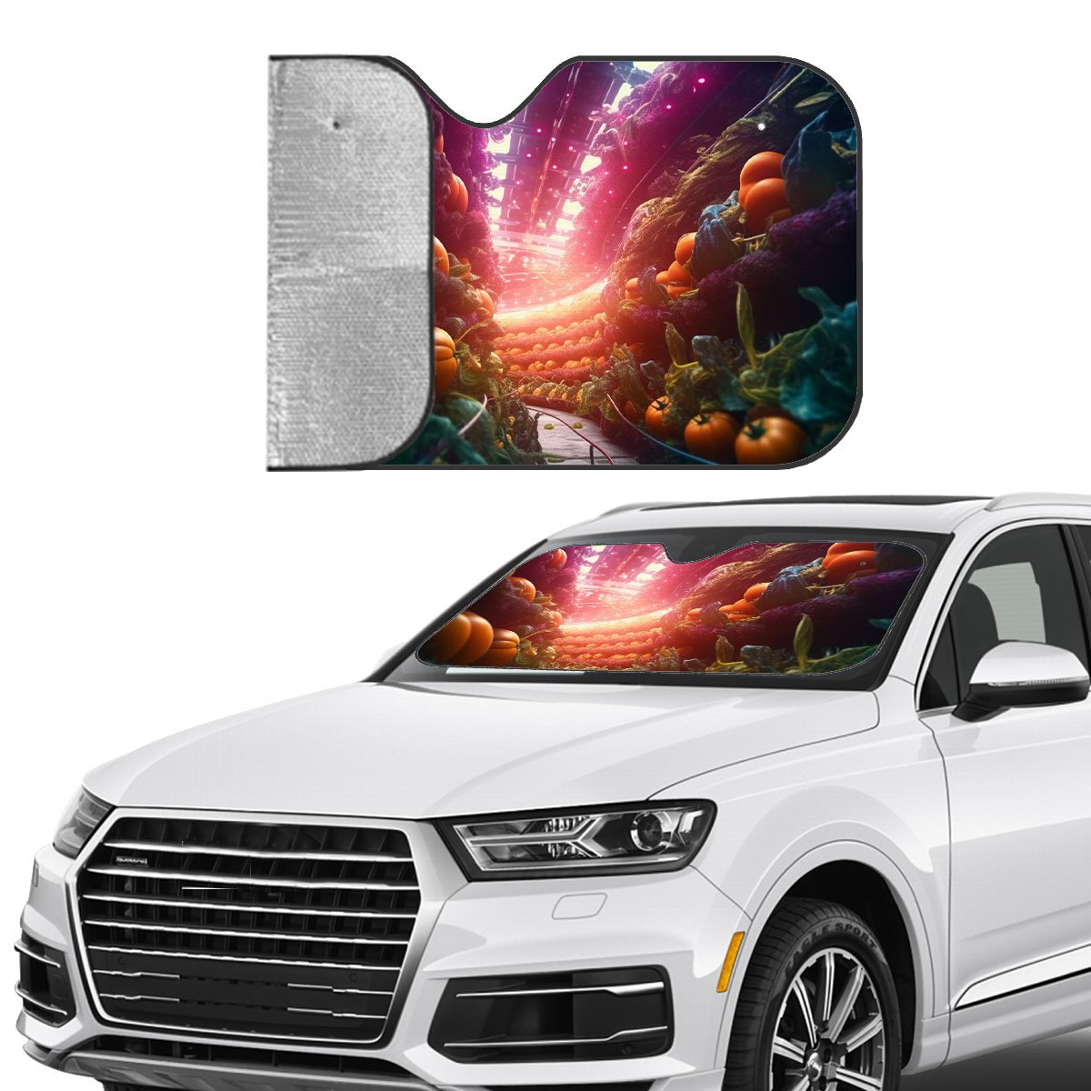 Car Windshield Sun Shade (Stiff Version)