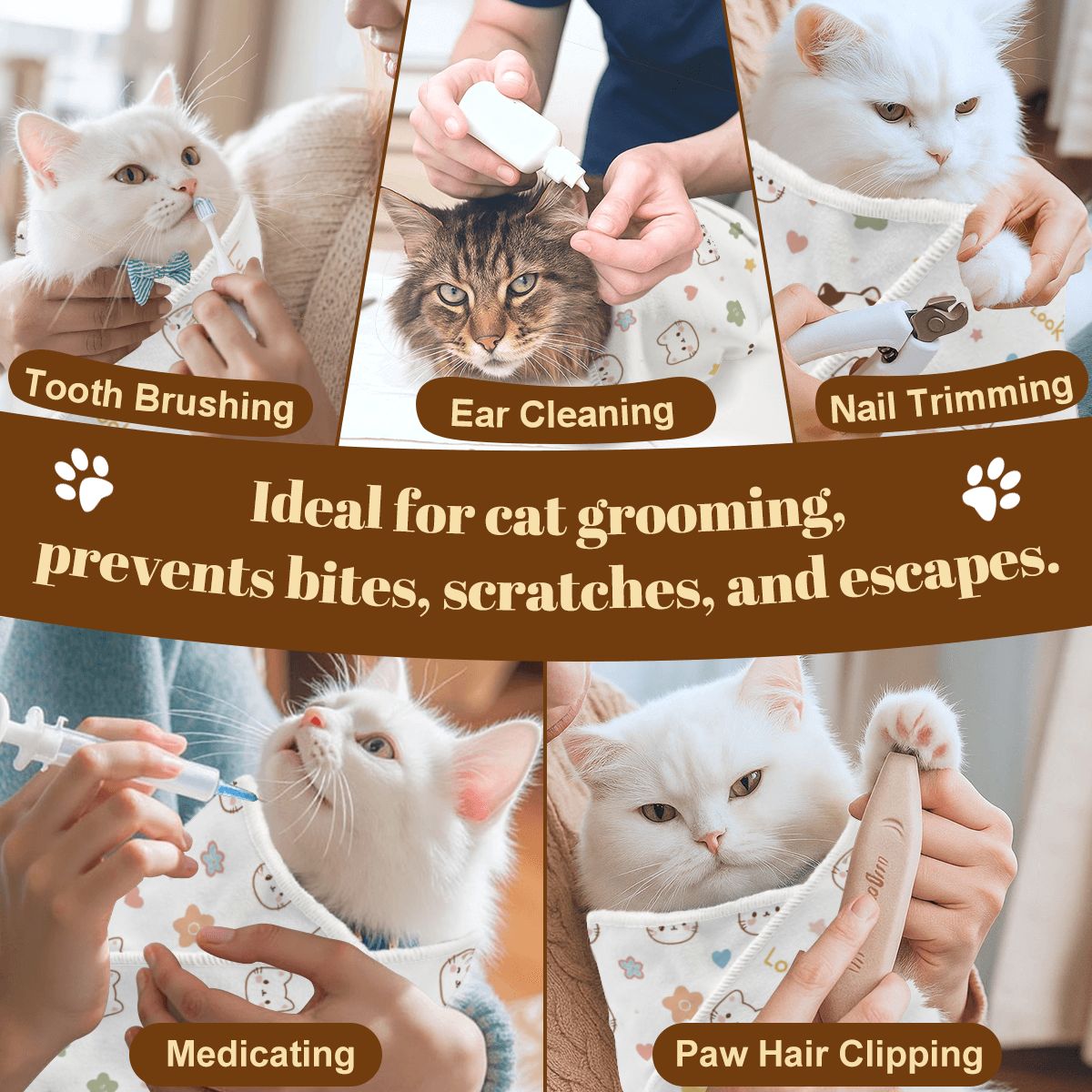 Cat Grooming Wrap
