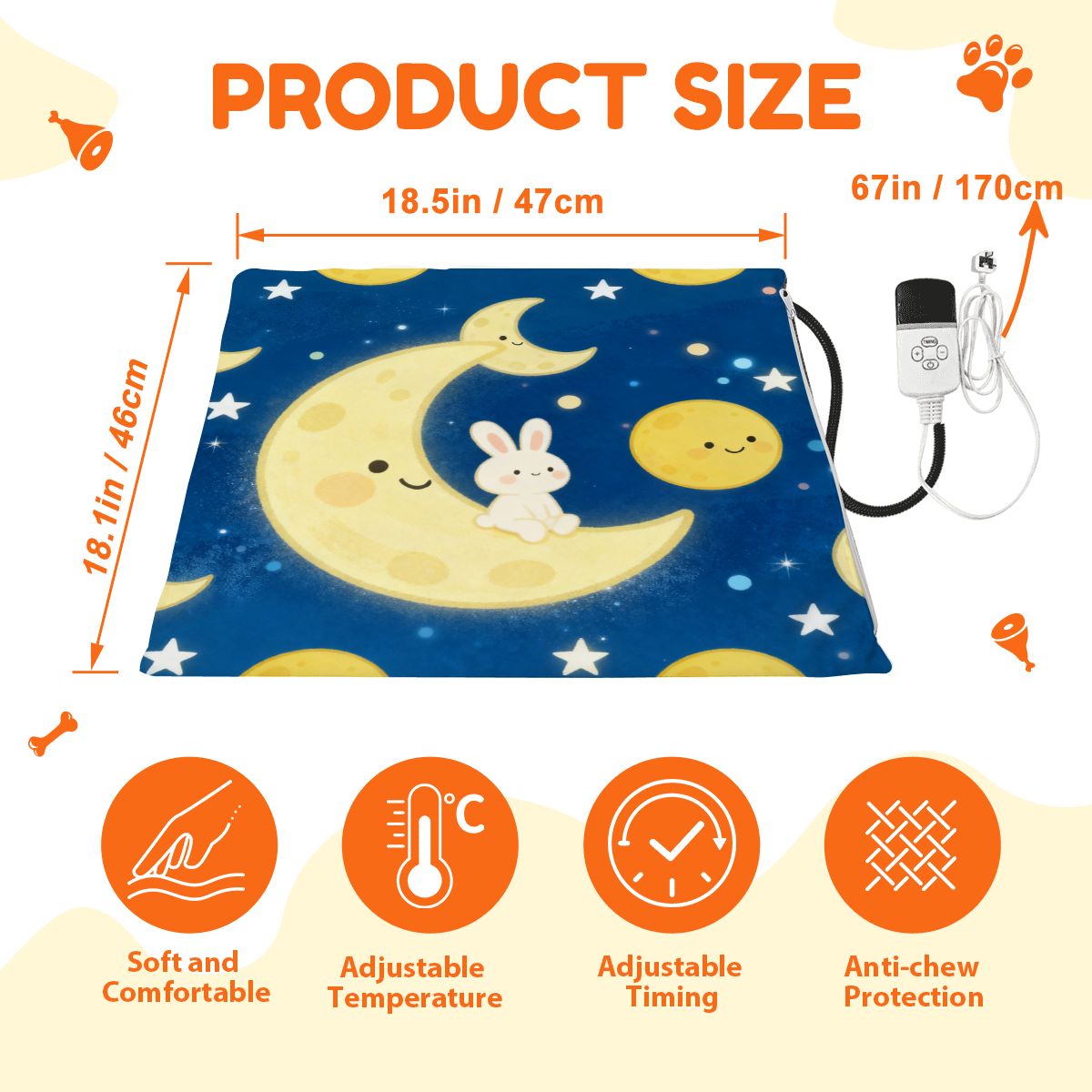 猫用ヒーター付きパッド