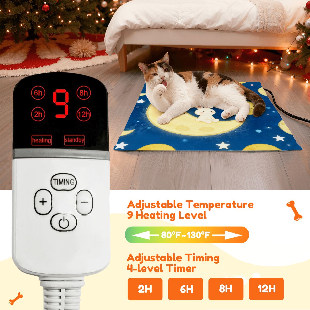 猫用ヒーター付きパッド