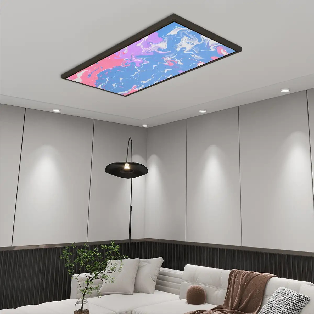 Fluorescent Light Covers for Ceiling Lights 12 Packs