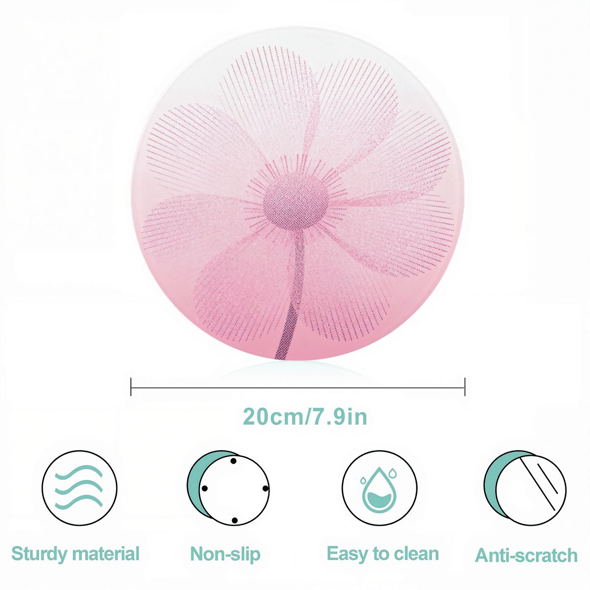 Tabla de cortar de vidrio templado