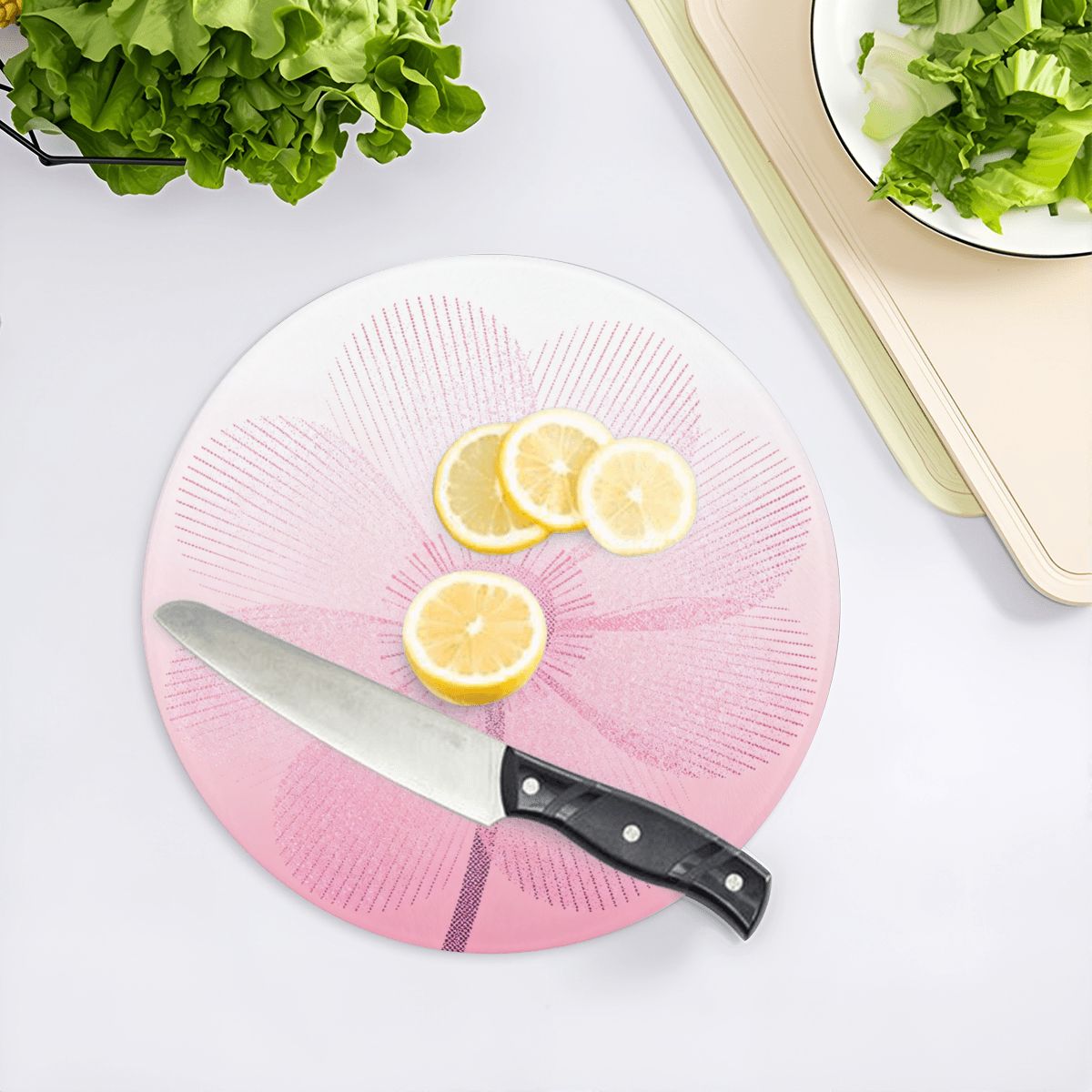 Tabla de cortar de vidrio templado