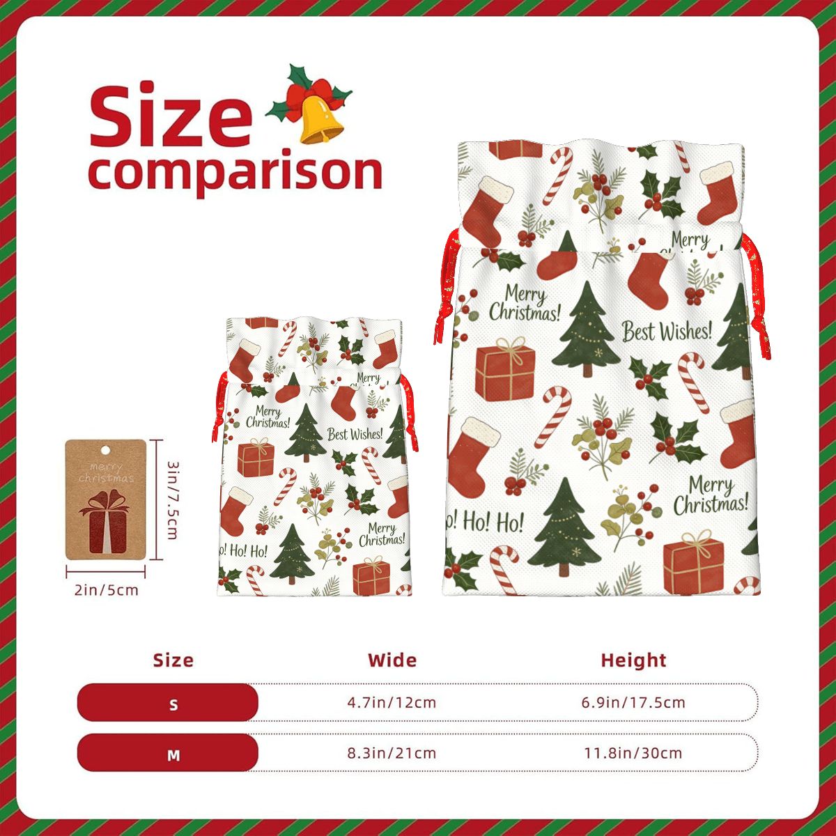 クリスマス　 ギフトバッグ