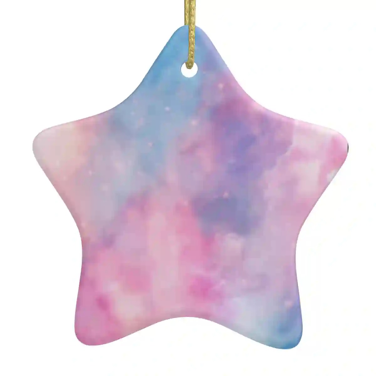 Star Shape Ceramic Ornaments Christmas Decorations