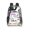 Clear Backpack with Pockets Clear Backpack with Pockets