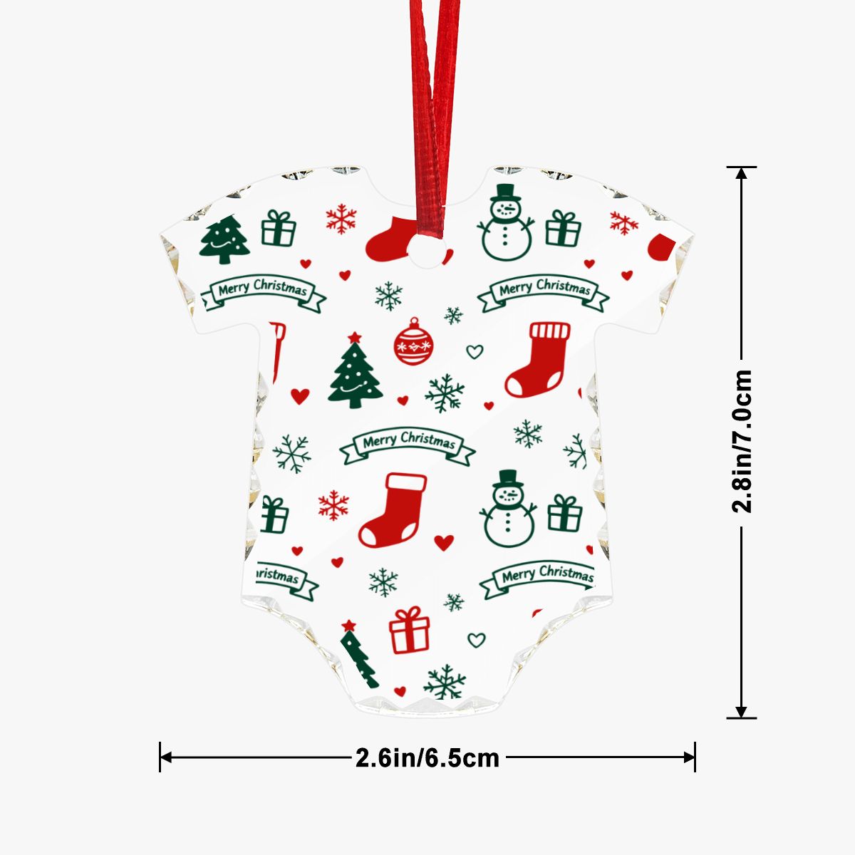 衣服型ガラスオーナメント