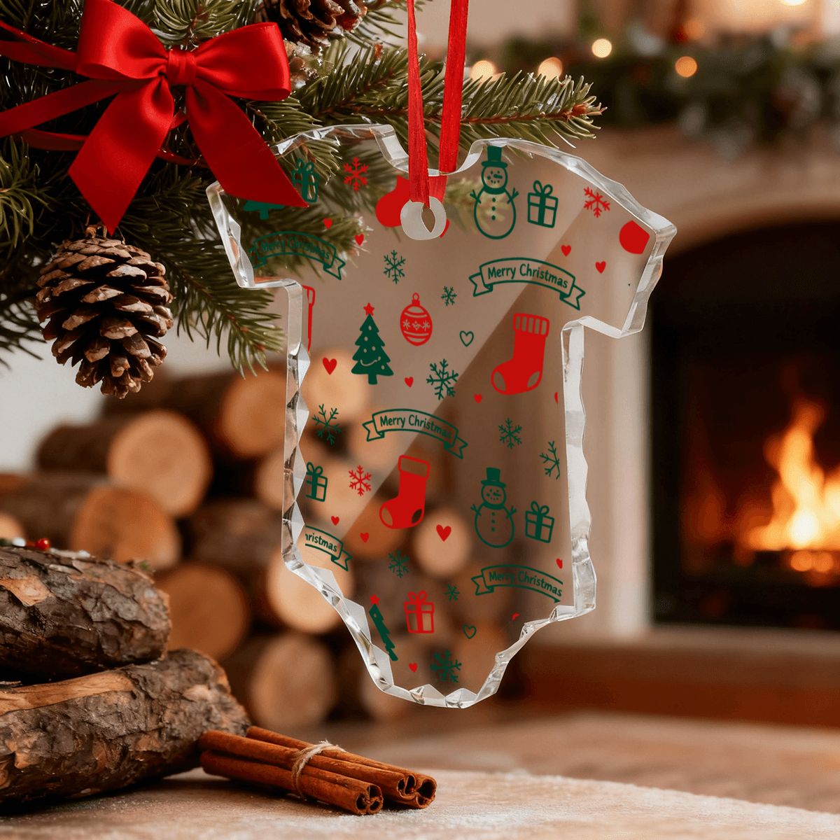 衣服型ガラスオーナメント