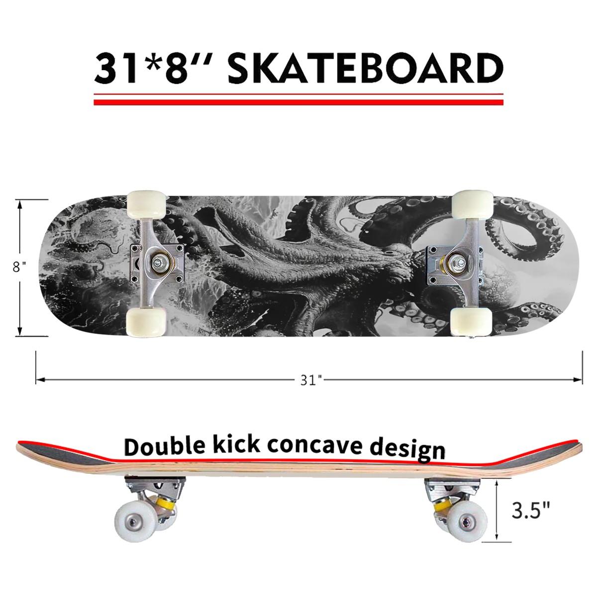 Complete Skateboard (Made in USA)