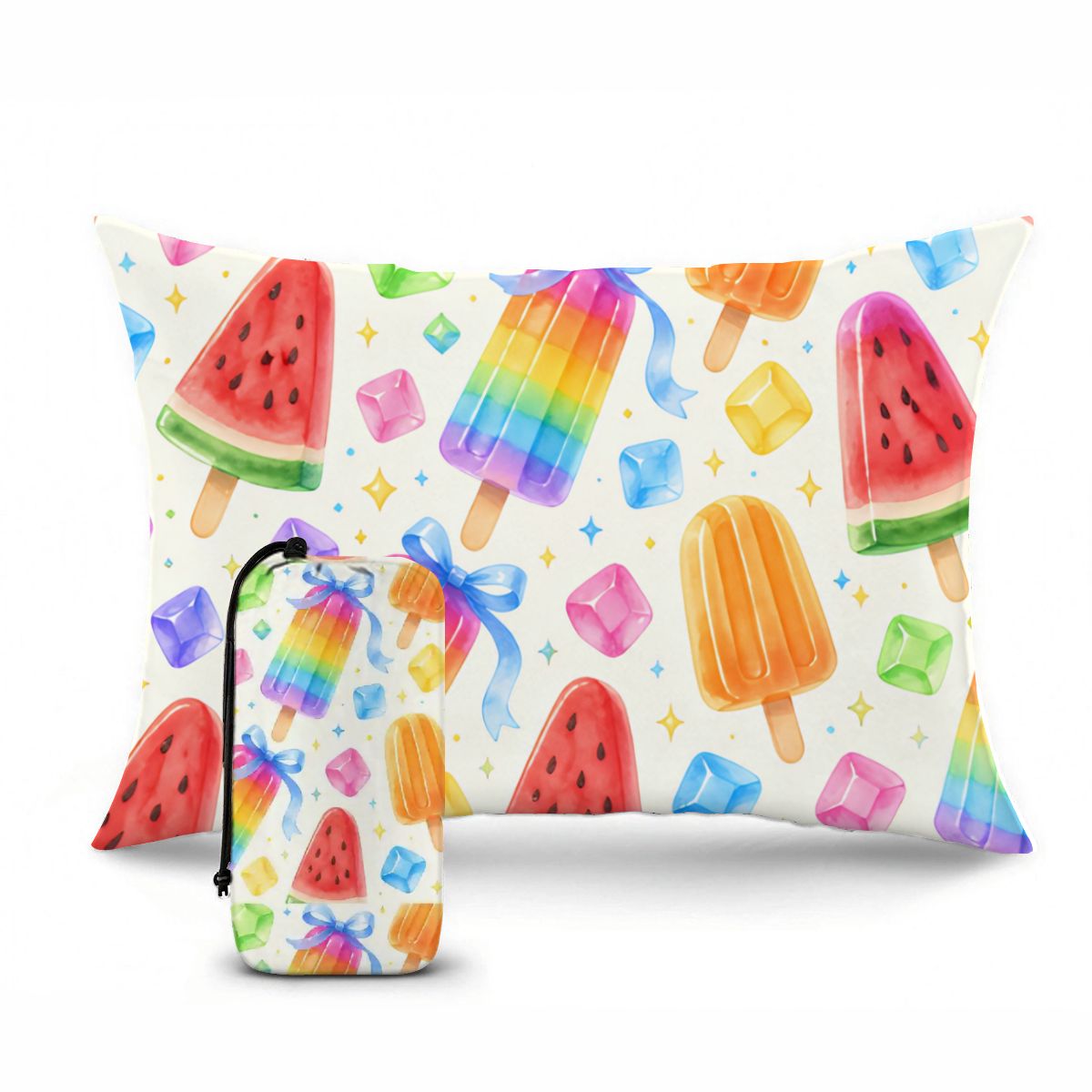 Compressible Memory Foam Camping Pillow