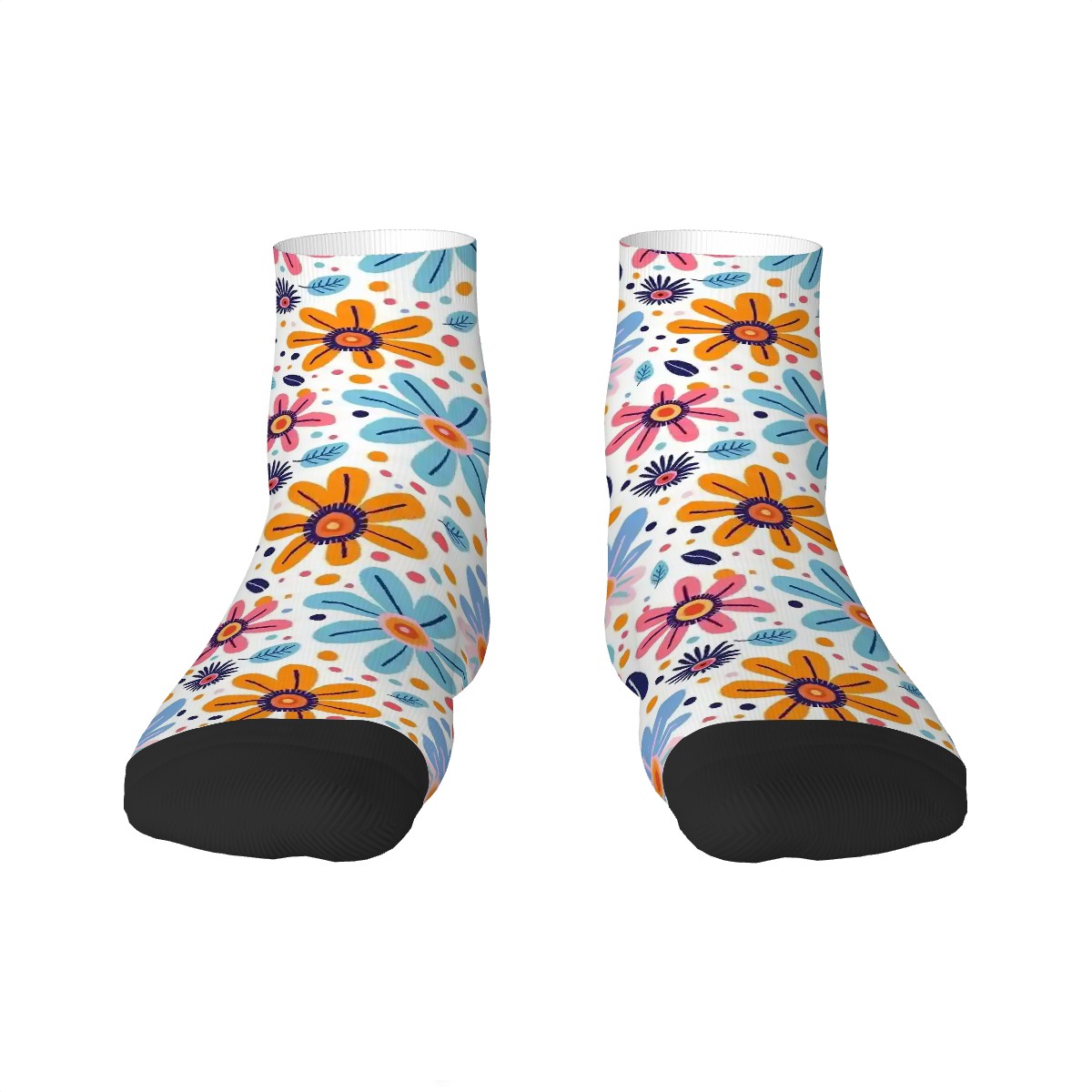 Color Contrast Tube Socks