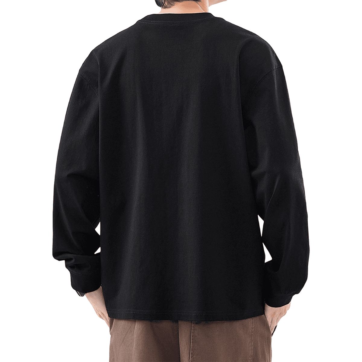コットン長袖Tシャツ（日本製）