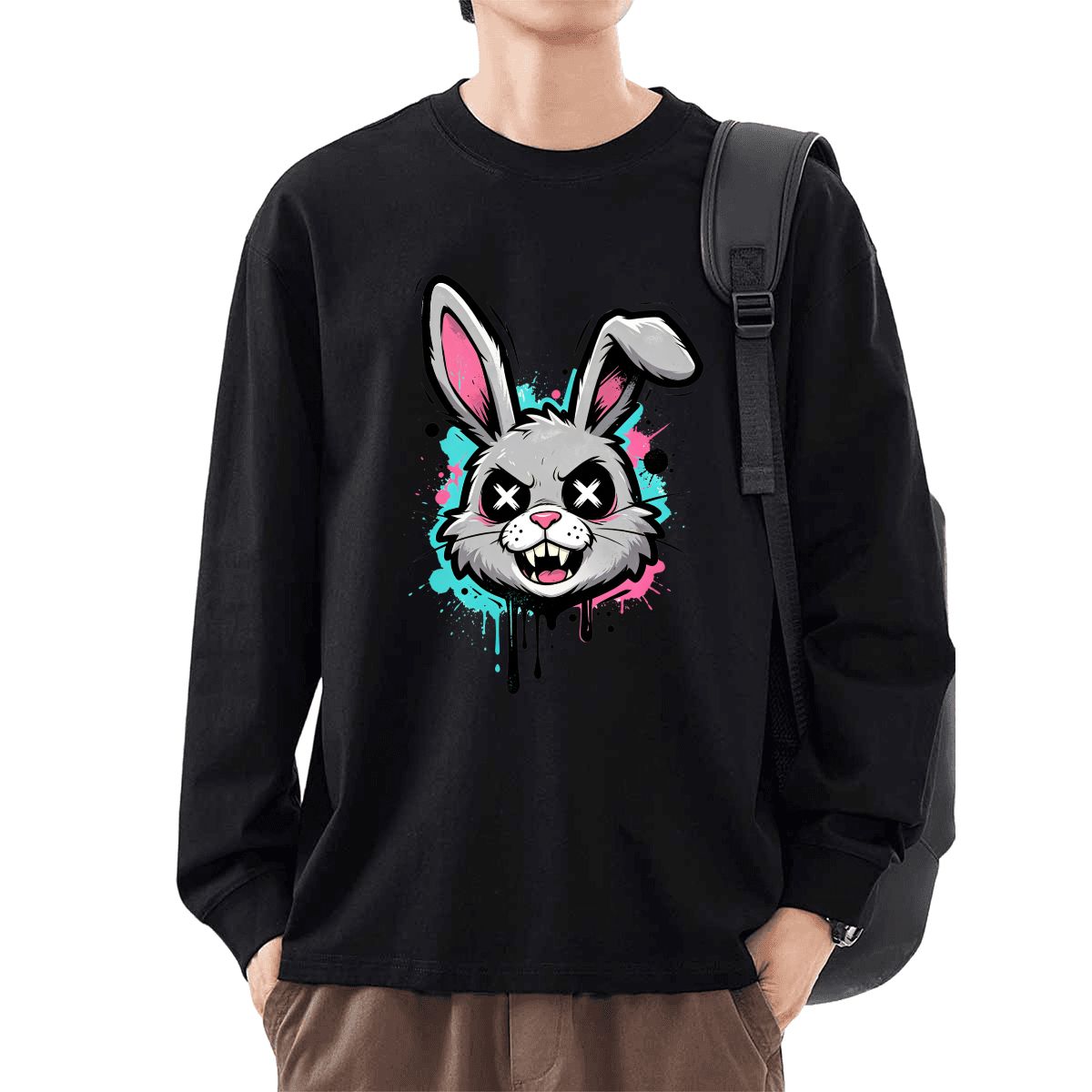 コットン長袖Tシャツ（日本製）