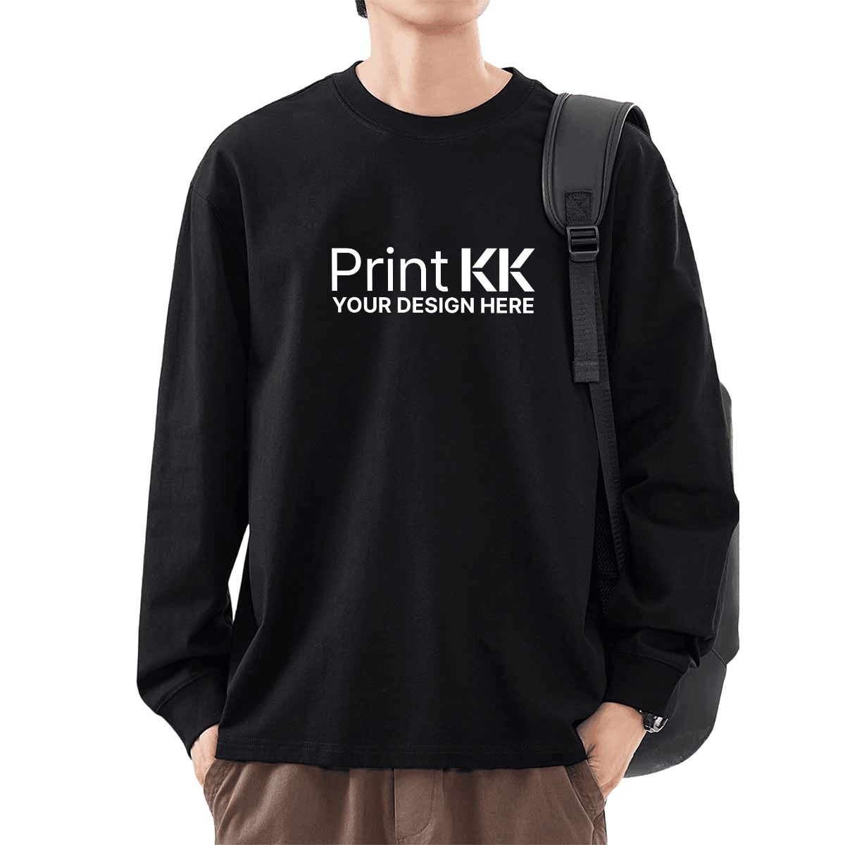 コットン長袖Tシャツ（日本製）