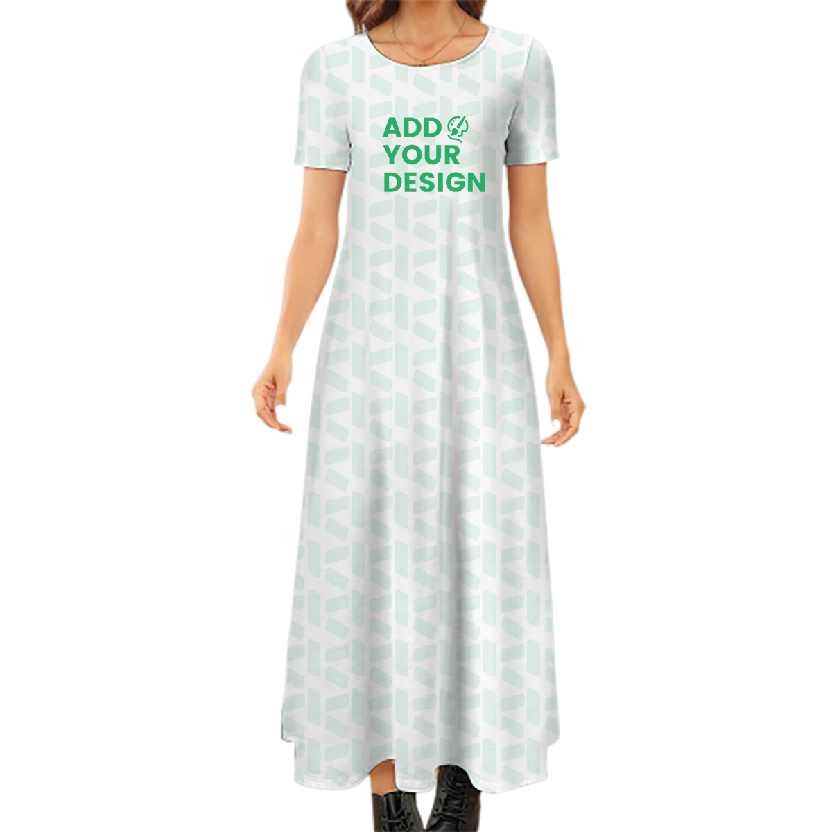 Short Sleeve Maxi Dress