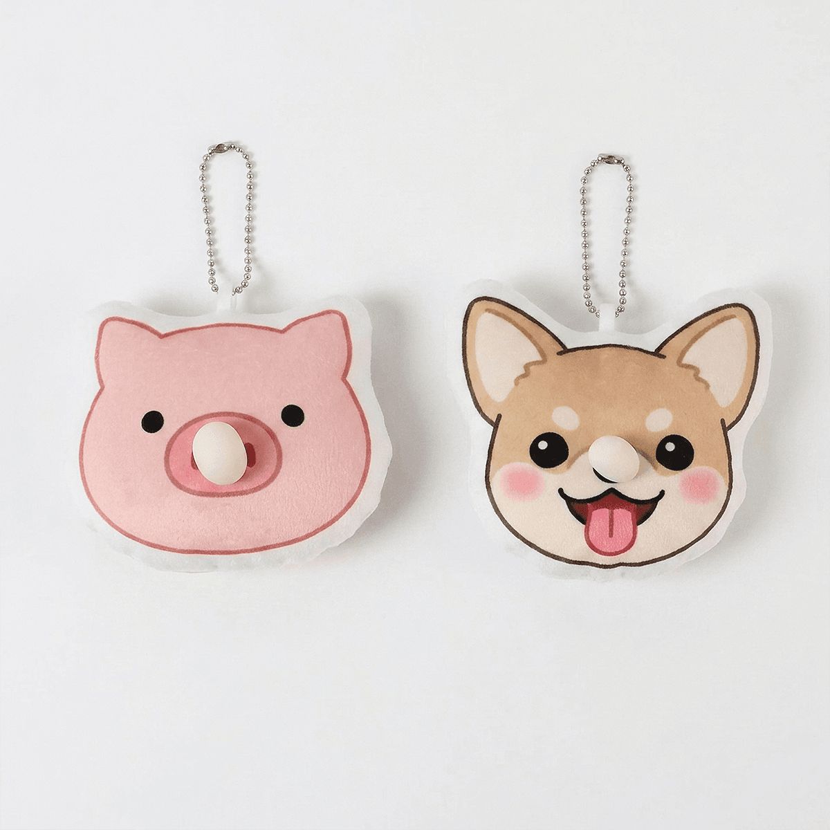 Cute Snot Bubble Plush Keychain